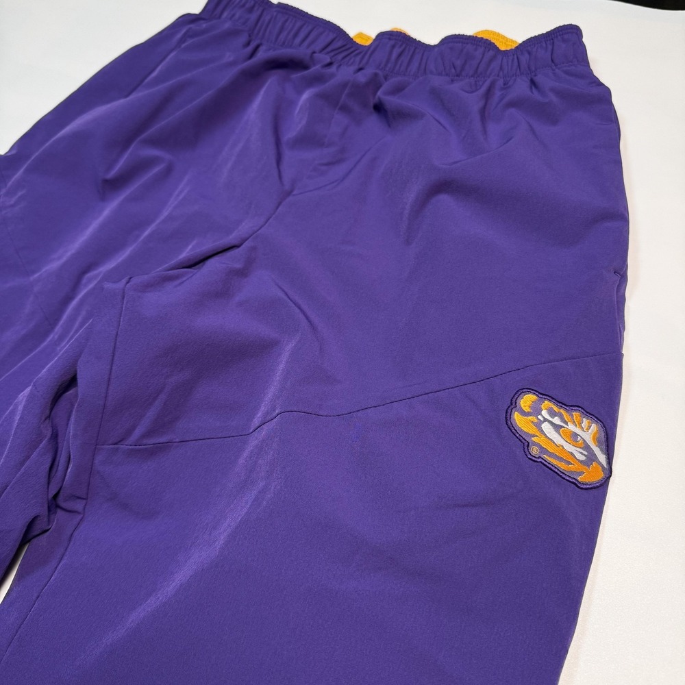 LSU Tigers Pants Mens Medium Purple NCAA Football Nike On Field Team Issued